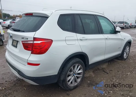 2016 BMW X3 xDrive28I из США, поврежденный, VIN 5UXWX9C53G0D93148